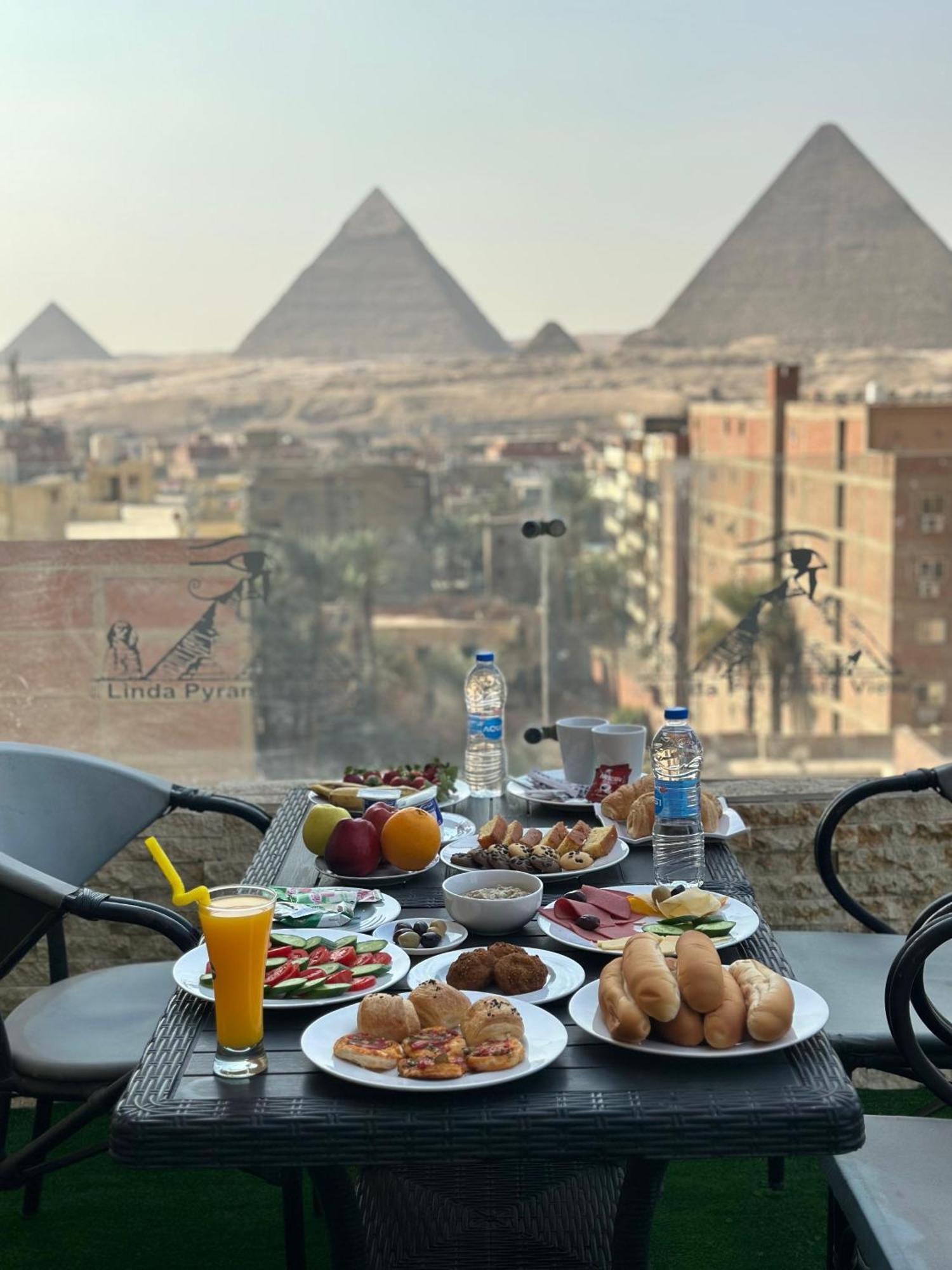 Piramide De Giza View Inn Kafrat al Jabal Exterior photo