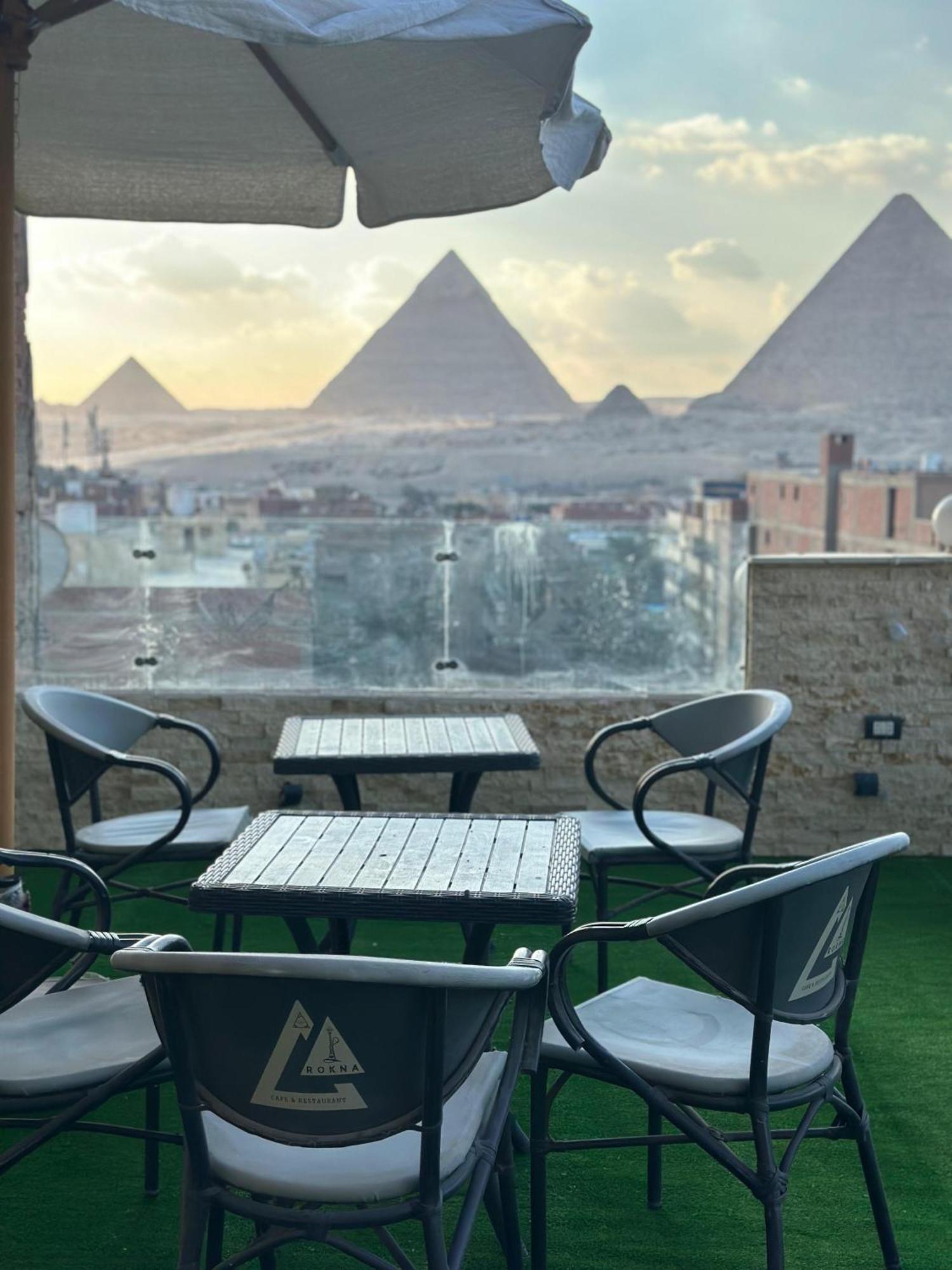 Piramide De Giza View Inn Kafrat al Jabal Exterior photo