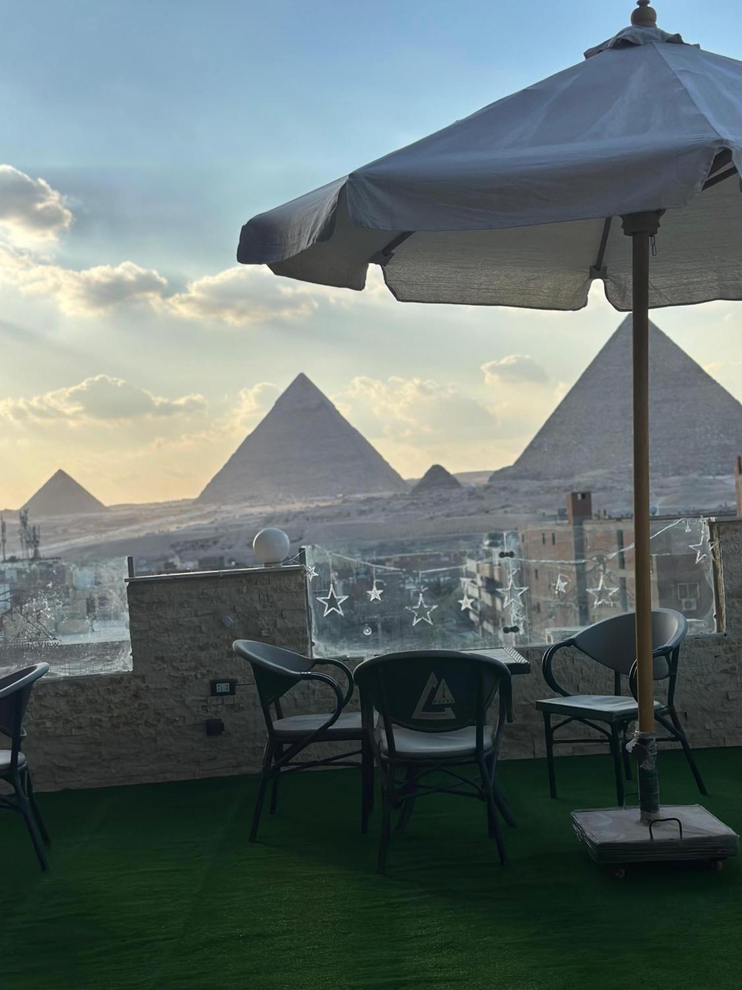 Piramide De Giza View Inn Kafrat al Jabal Exterior photo